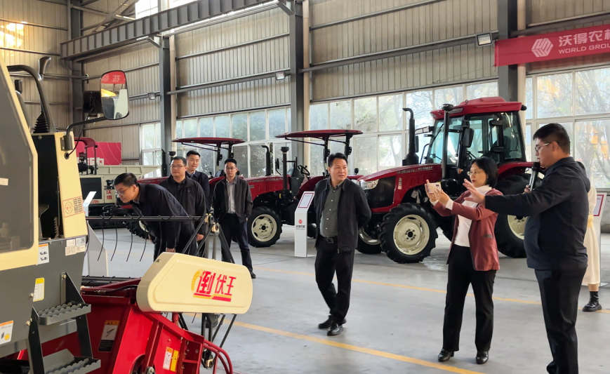 钦州考察团赴沃得农机，探路丘陵农机新路径